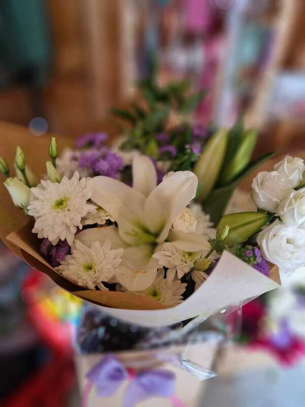 Flowers delivered to customer