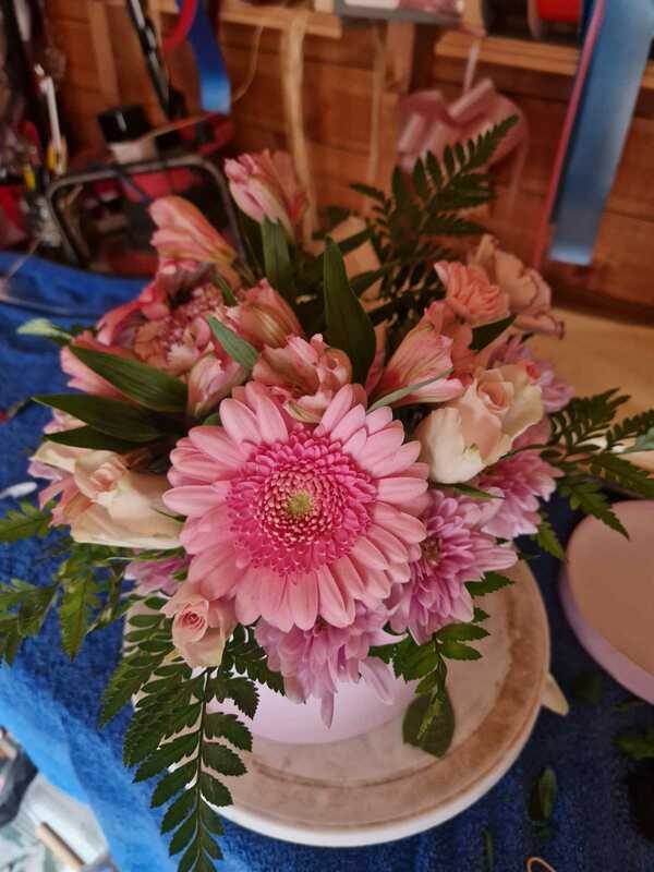 Flowers delivered to customer