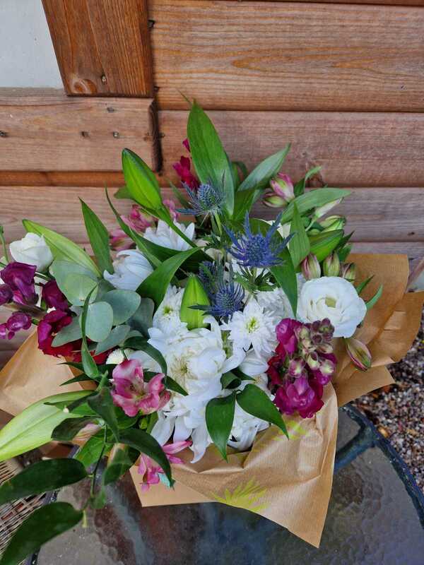 Flowers delivered to customer