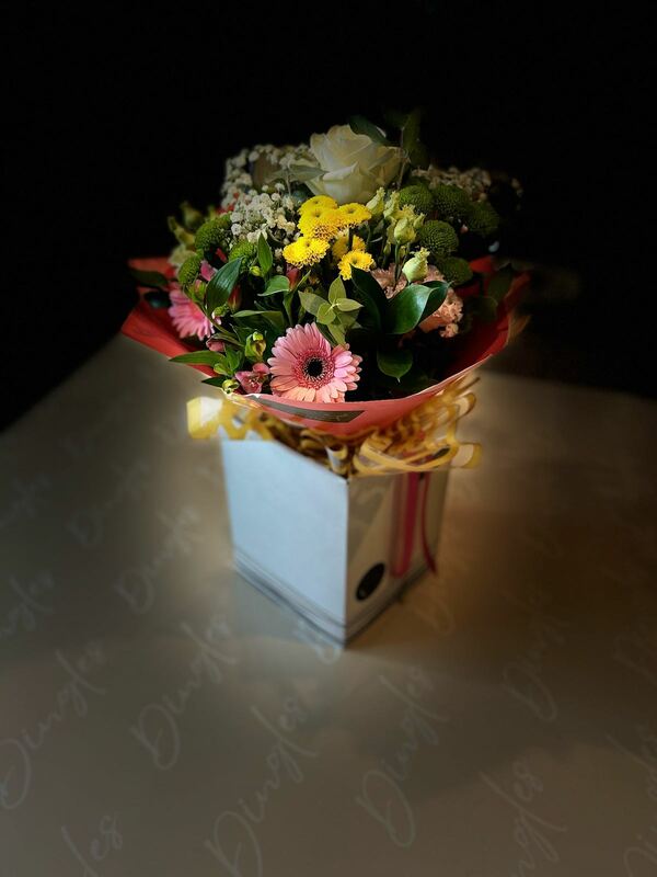Flowers delivered to customer