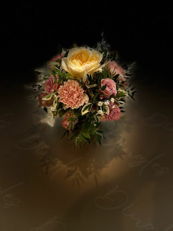 Flowers delivered to customer