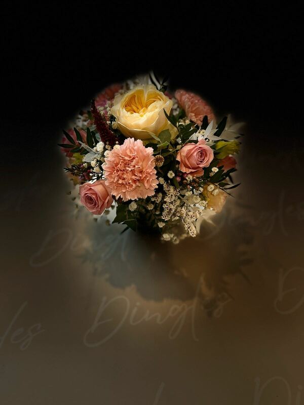 Flowers delivered to customer