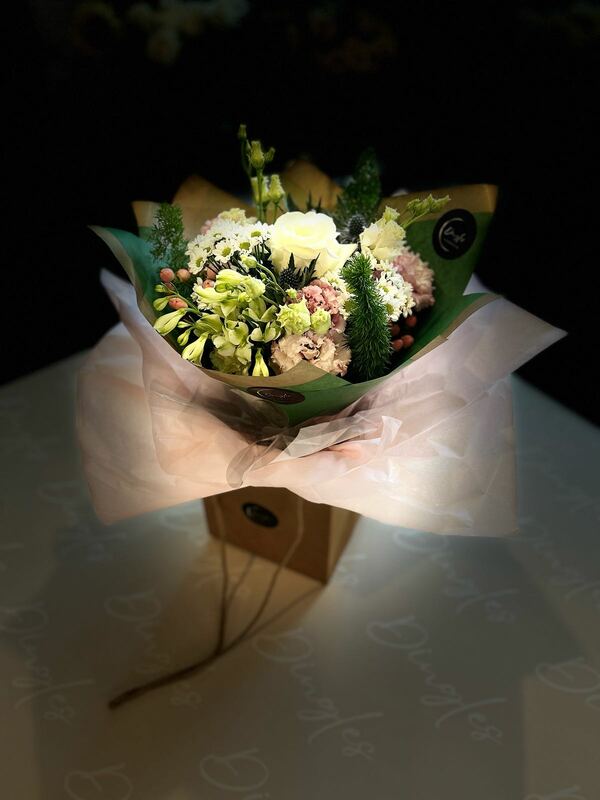 Flowers delivered to customer