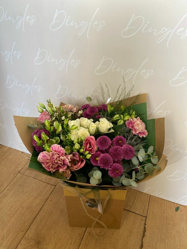 Flowers delivered to customer
