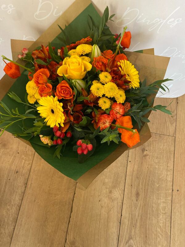 Flowers delivered to customer