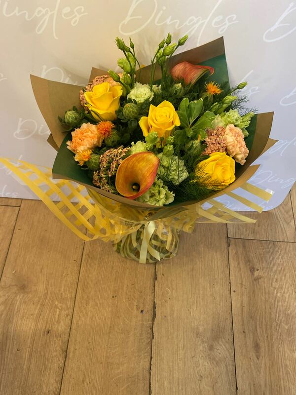 Flowers delivered to customer