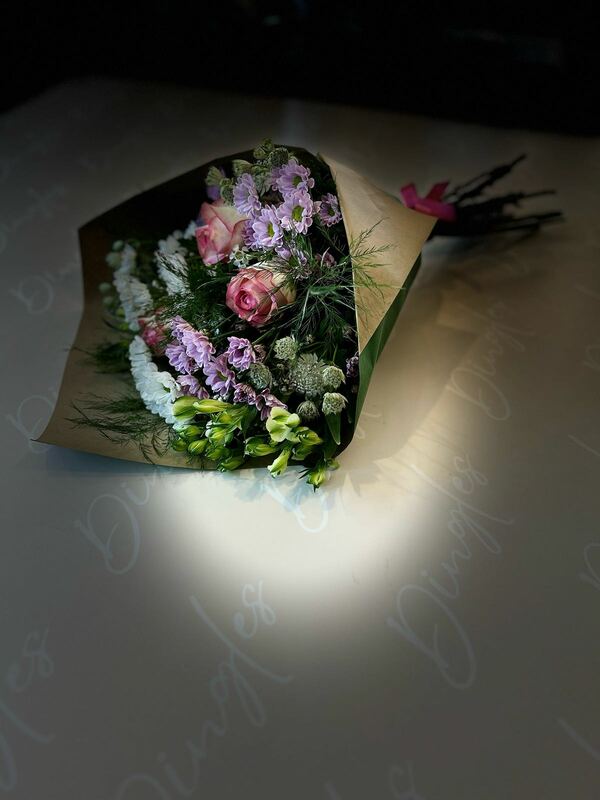 Flowers delivered to customer