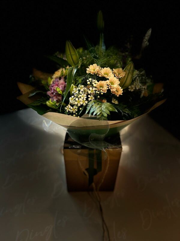 Flowers delivered to customer