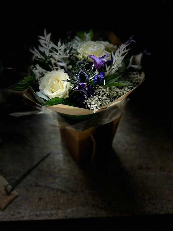 Flowers delivered to customer