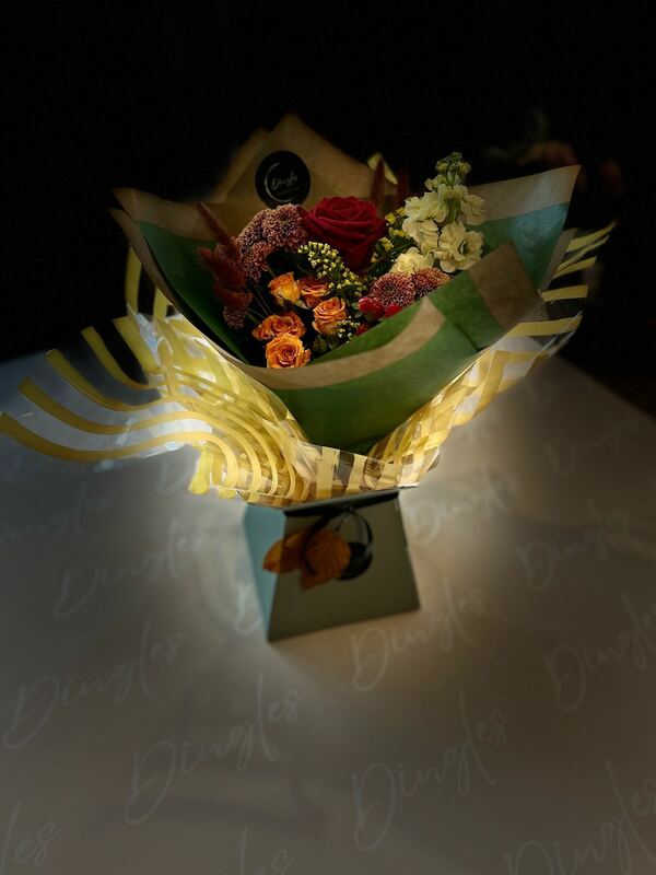 Flowers delivered to customer