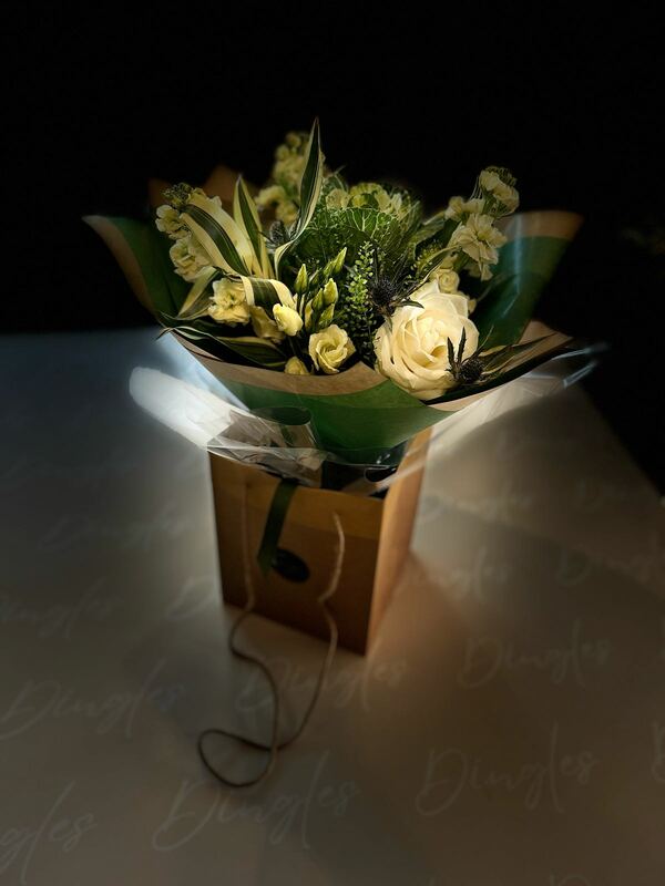 Flowers delivered to customer