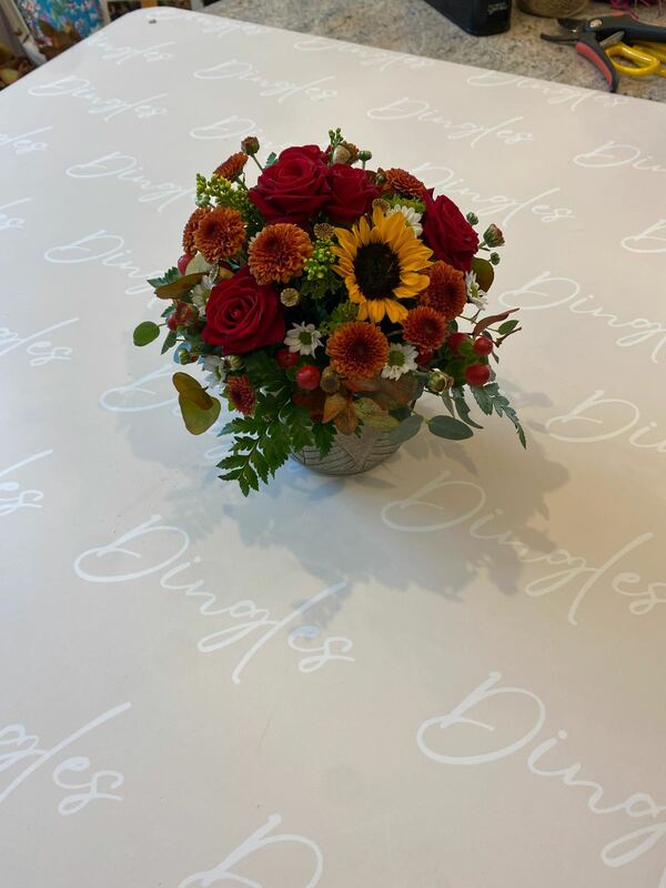 Flowers delivered to customer