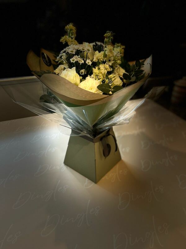 Flowers delivered to customer