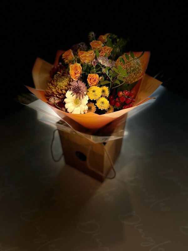 Flowers delivered to customer
