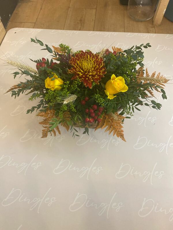 Flowers delivered to customer