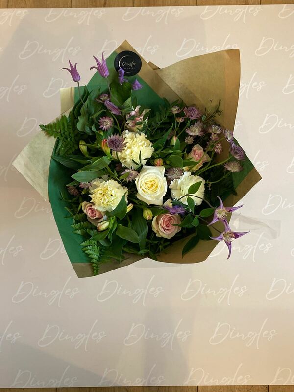 Flowers delivered to customer