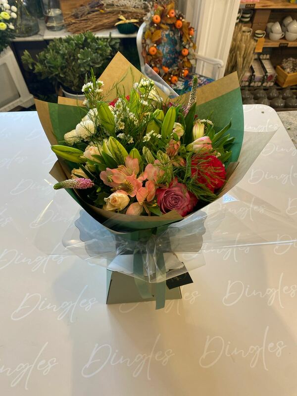 Flowers delivered to customer