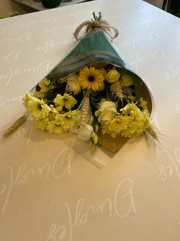 Flowers delivered to customer