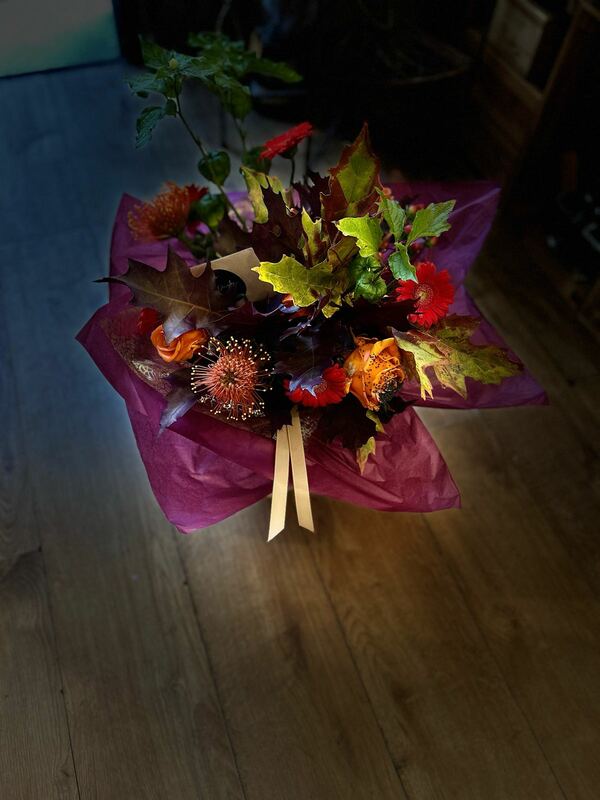 Flowers delivered to customer