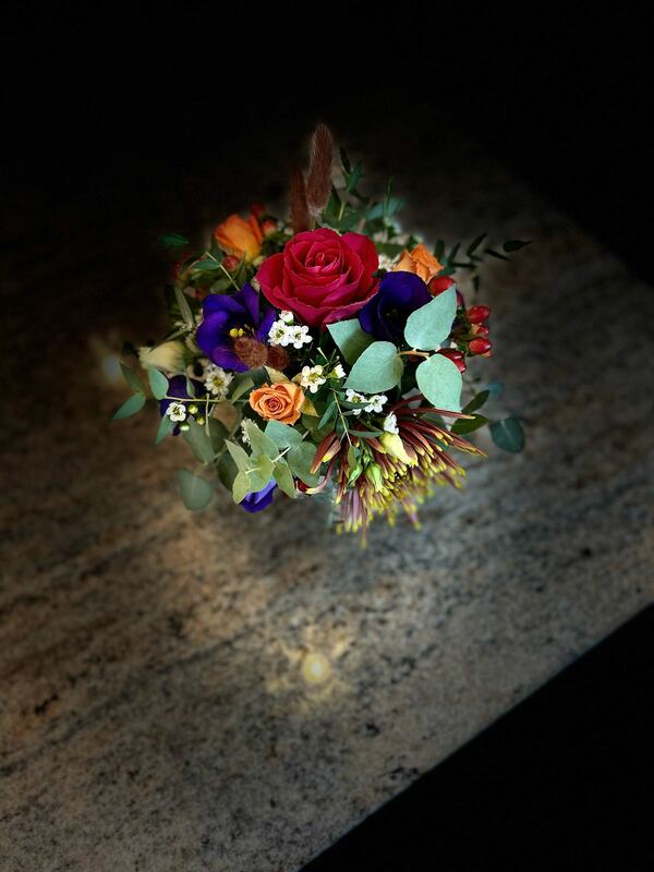 Flowers delivered to customer