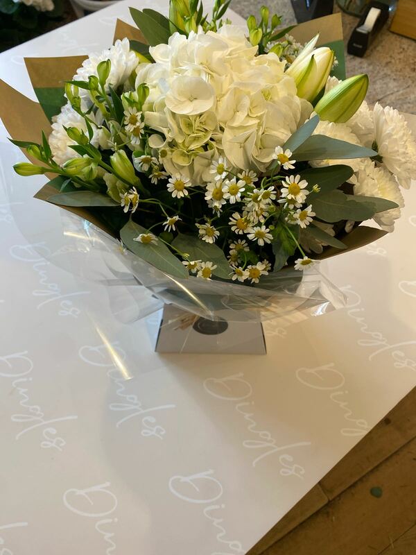 Flowers delivered to customer