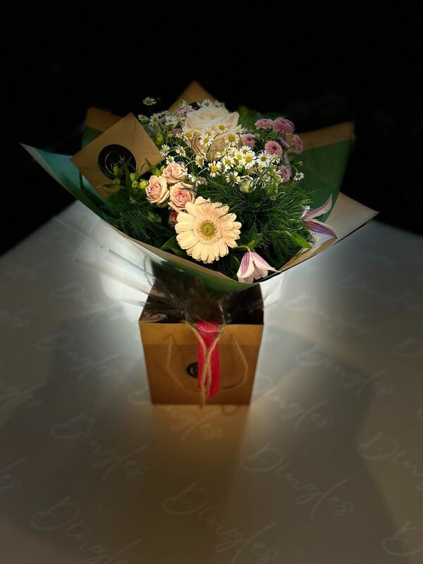 Flowers delivered to customer