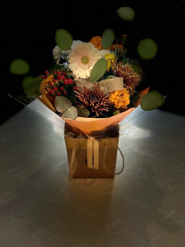 Flowers delivered to customer