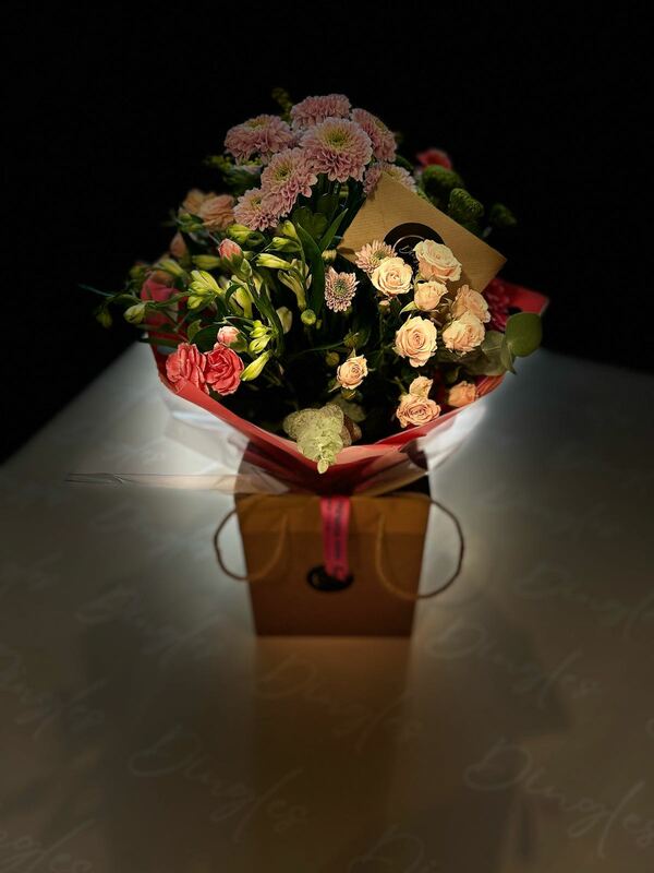 Flowers delivered to customer
