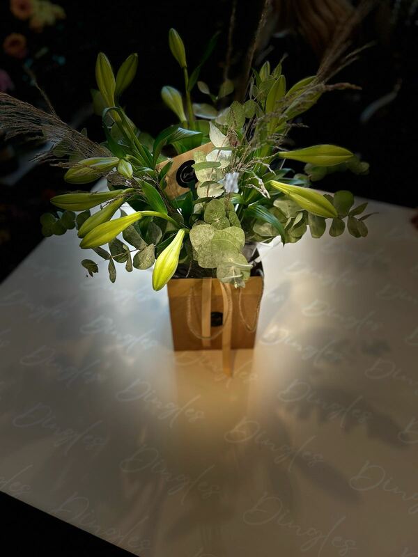 Flowers delivered to customer