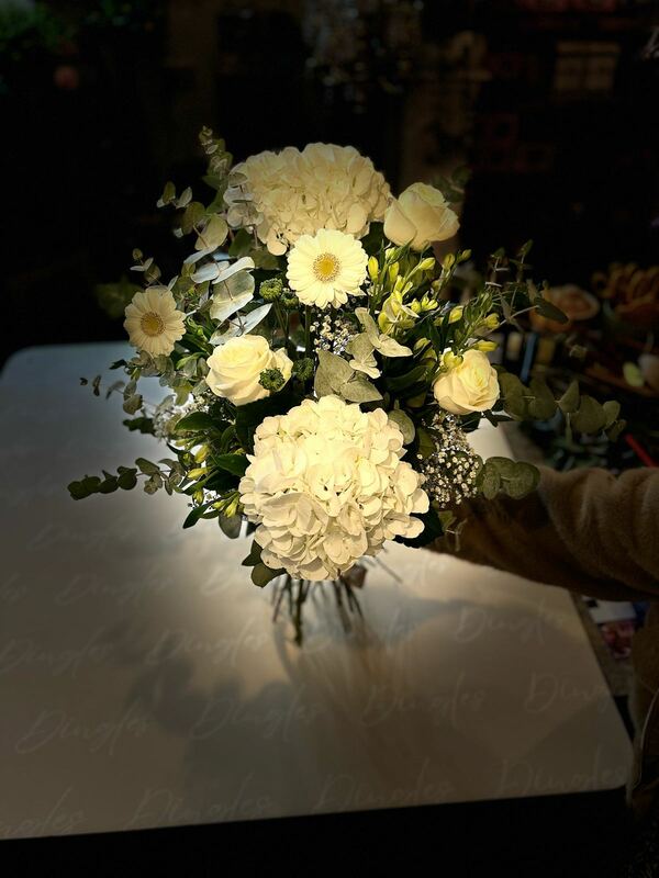 Flowers delivered to customer