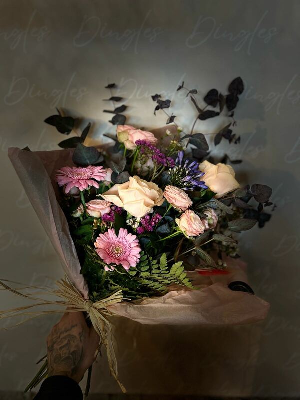 Flowers delivered to customer