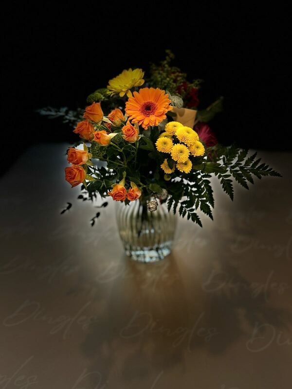 Flowers delivered to customer