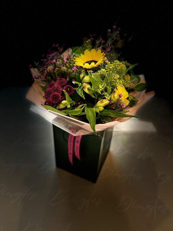 Flowers delivered to customer