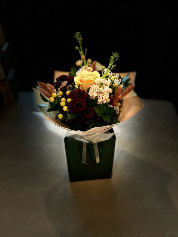 Flowers delivered to customer