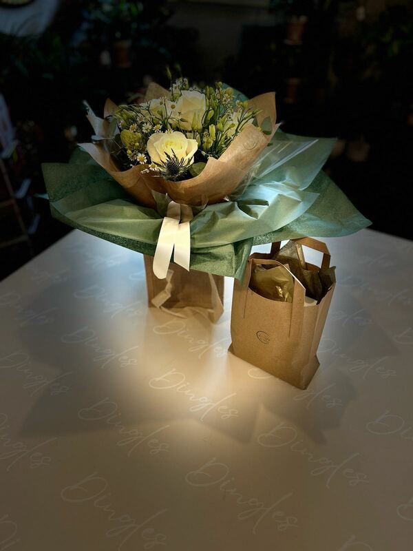 Flowers delivered to customer