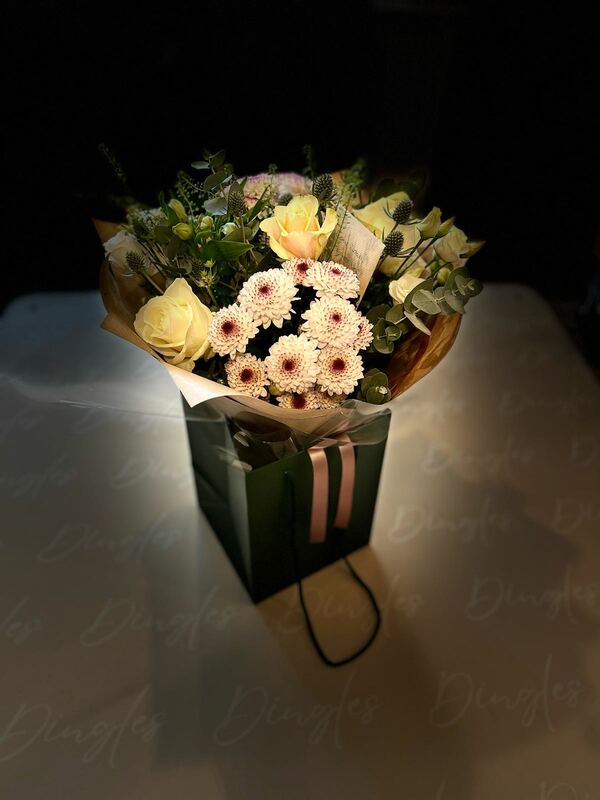 Flowers delivered to customer