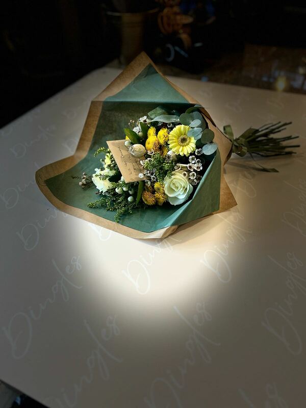 Flowers delivered to customer