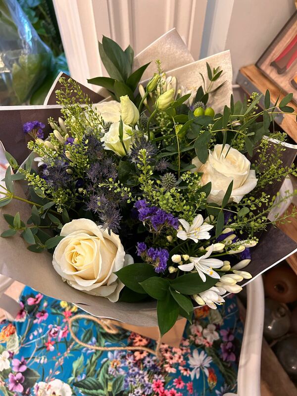 Flowers delivered to customer