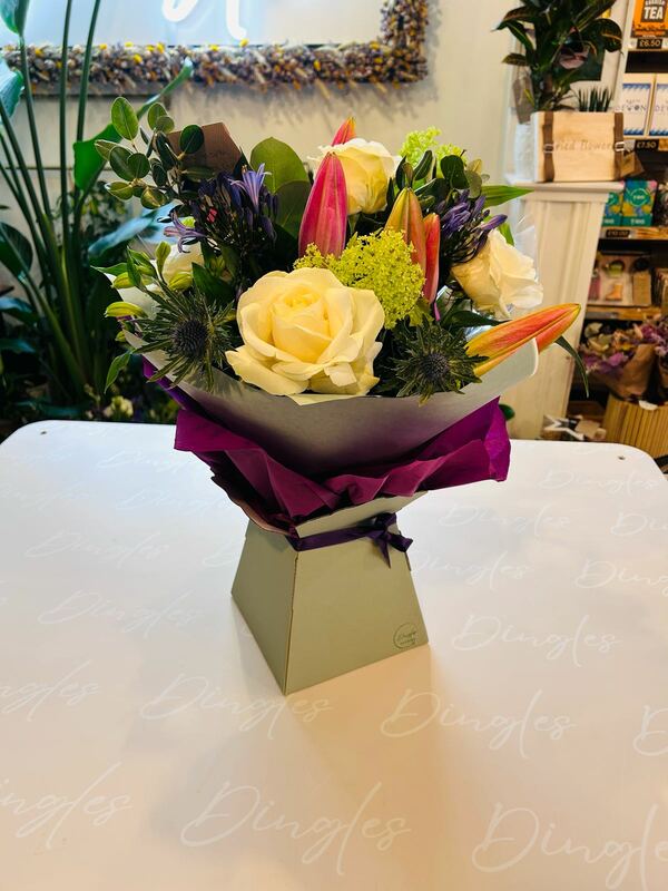 Flowers delivered to customer