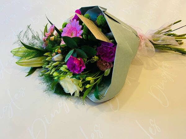 Flowers delivered to customer