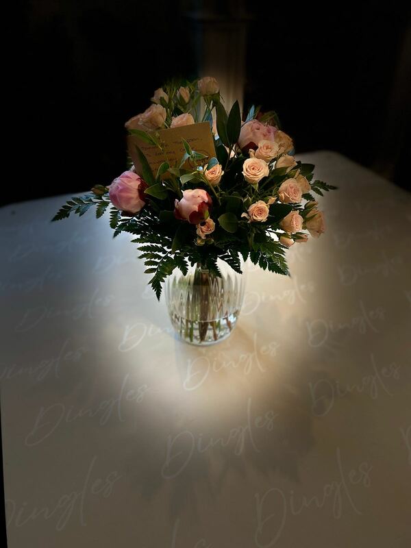 Flowers delivered to customer