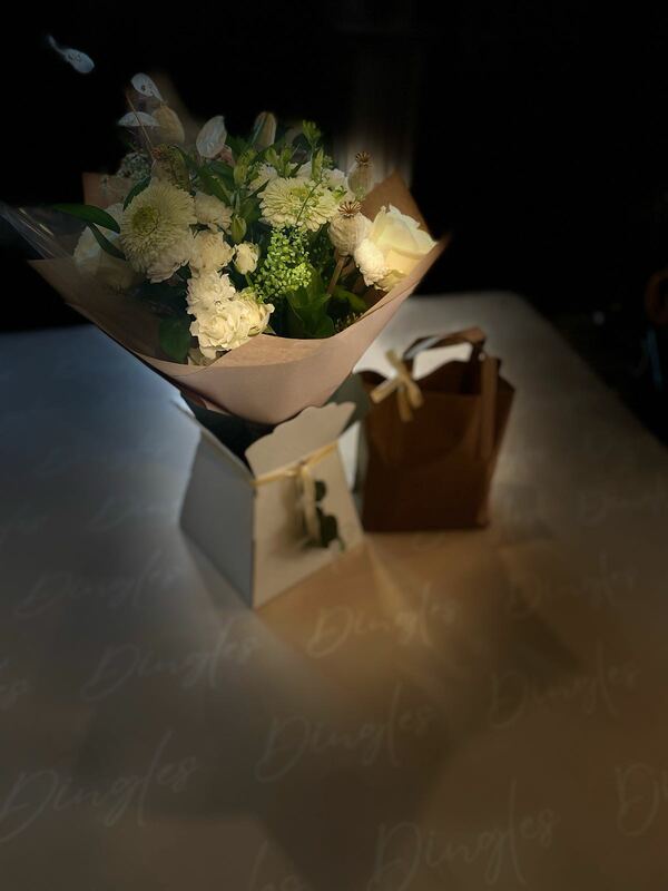 Flowers delivered to customer