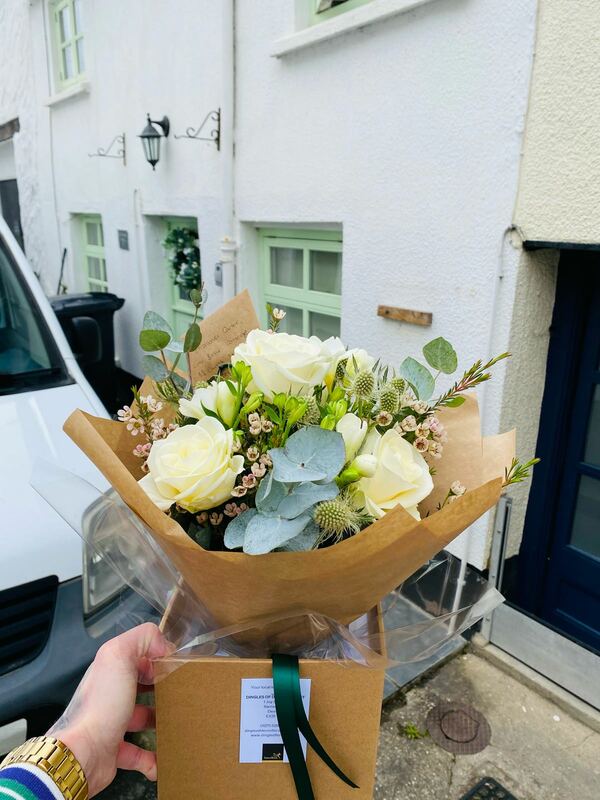 Flowers delivered to customer