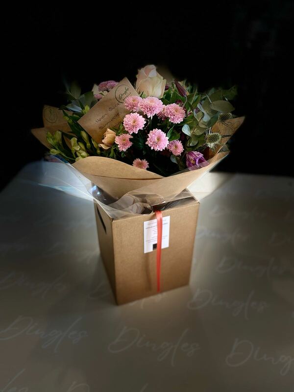 Flowers delivered to customer