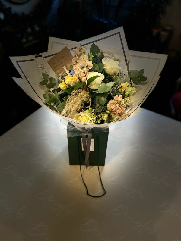 Flowers delivered to customer