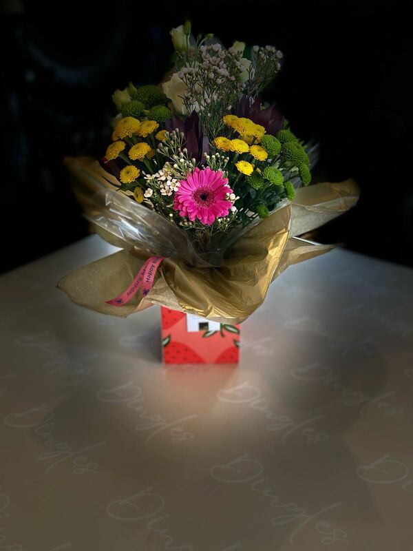 Flowers delivered to customer