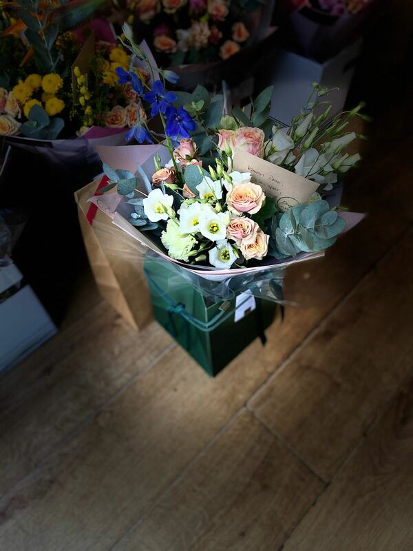 Flowers delivered to customer