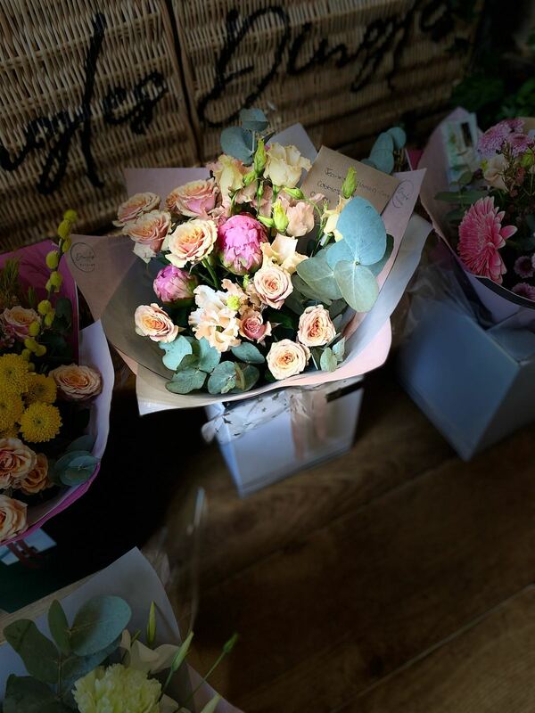 Flowers delivered to customer
