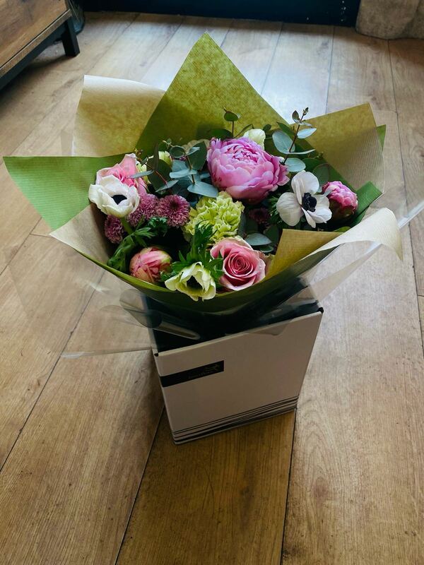 Flowers delivered to customer