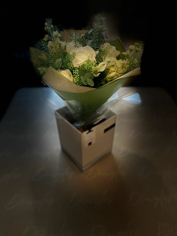 Flowers delivered to customer